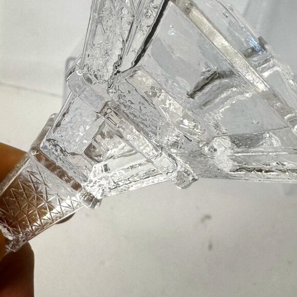 Eiffel Tower Stemmed Glass Champagne Flutes 10" Set 2 "A night in Paris" - Picture 6 of 10